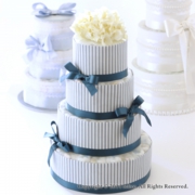 ４段ケーキジュリエッタブルー