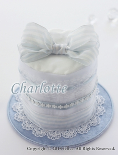 １段ケーキシャーロットブルー